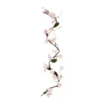GloboStar® Artificial Garden MAGNOLIA FLOWER VINE 21469 Τεχνητό Διακοσμητικό Κλαδί Μανόλιας Y180cm - Image 2