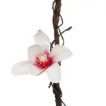 GloboStar® Artificial Garden MAGNOLIA FLOWER VINE 21470 Τεχνητό Διακοσμητικό Κλαδί Μανόλιας Y185cm - Image 4