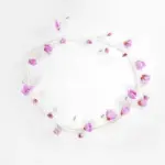 GloboStar® Artificial Garden MAGNOLIA FLOWER VINE 21471 Τεχνητό Διακοσμητικό Φυτό Λευκή & Ροζ Μανόλια Μ20 x Π20 x Υ300cm - Image 3