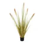 GloboStar® Artificial Garden PAMPAS GRASS 21478 Τεχνητό Διακοσμητικό Φυτό Μπεζ & Πράσινο Πάμπας Μ90 x Π40 x Υ150cm - Image 2