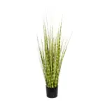 GloboStar® Artificial Garden ZEBRA GRASS 21481 Τεχνητό Διακοσμητικό Φυτό Ζέμπρα Μ30 x Π20 x Υ90cm - Image 2