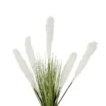 GloboStar® Artificial Garden WHITE PAMPAS GRASS BRANCH 21485 Τεχνητό Διακοσμητικό Κλαδί Λευκό Πάμπας Y88cm - Image 3