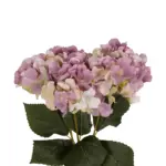 GloboStar® Artificial Garden PURPLE ORTENSIA GRASS BRANCH 21487 Τεχνητό Διακοσμητικό Κλαδί Μωβ Ορτανσίας Y43cm - Image 3