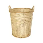 GloboStar® Artificial Garden ARIZONA 21503 Διακοσμητικό Πλεκτό Καλάθι - Κασπώ Γλάστρα - Flower Pot Μπεζ Φ36 x Υ38cm - Image 2