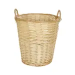 GloboStar® Artificial Garden ARIZONA 21504 Διακοσμητικό Πλεκτό Καλάθι - Κασπώ Γλάστρα - Flower Pot Μπεζ Φ42 x Υ42cm - Image 2
