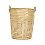 GloboStar® Artificial Garden ARIZONA 21504 Διακοσμητικό Πλεκτό Καλάθι - Κασπώ Γλάστρα - Flower Pot Μπεζ Φ42 x Υ42cm - Image 4