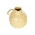 GloboStar® Artificial Garden SCHEELITE 21508 Διακοσμητικό Κεραμικό Βάζo Μπέζ Φ11 x Υ12 cm - Image 3