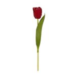 GloboStar® Artificial Garden RED TULIP BRANCH 21203 Τεχνητό Διακοσμητικό Κλαδί Κόκκινη Τουλίπα Y37cm - Image 2