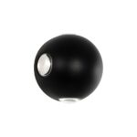 GLOBOSTAR® VEGA 60673 Μοντέρνο Φωτιστικό Τοίχου - Απλίκα LED 12W 1500lm 30° AC 220-240V Αδιάβροχο IP65 Θερμό Λευκό 2700K - Bridgelux COB Chip & TÜV SÜD Driver - Μαύρο Ματ - Μ10 x Π7.5 x Υ10cm - 5 Χρόνια Εγγύηση - Image 2