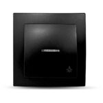 Geyer Μαύρο ματ μπουτόν με ενδεικτική λυχνία - Image 2