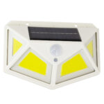 GLOBOSTAR® NOVAQ 71497 Προβολέας με Ανιχνευτή PIR / Αισθητήρα Κίνησης LED 10W 500lm 180° DC 5V με Φωτοβολταϊκό Panel 5V 0.3W & Επαναφορτιζόμενη Μπαταρία Li-ion 3.2V 1200mAh Αδιάβροχο IP65 Ψυχρό Λευκό 6000K - Sanan COB Chip - Λευκό - Μ13.6 x Π5.2 x Υ9.9cm - 2 Χρόνια Εγγύηση - Image 2