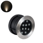 GloboStar® UNDERWATER-JULIA 90568 Υποβρύχιο Χωνευτό Φωτιστικό Σποτ Ειδικό για Σιντριβάνια LED 12W 1080lm 15° DC 24V Αδιάβροχο IP68 Φ18 x Υ11.2cm Θερμό Λευκό 2700K - Ανοξείδωτο Ατσάλι - 3 Χρόνια Εγγύηση - Image 2