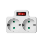 Redpoint ADAPTOR ΑΣΦΑΛΕΙΑΣ ΑΠΟ ΣΟΥΚΟ ΣΕ ΔΥΟ ΣΟΥΚΟ + ΔΙΑΚΟΠΤΗΣ (Κατασκευή Κίνα) - Image 3