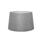 GloboStar® COVER 203-0264 Μοντέρνο Φωτιστικό Καπέλο Γκρί Ύφασμα για Ντουί E27 - Μ38 x Π38 x Υ24cm - Image 2