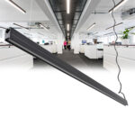GloboStar® OFFICE 61025-P Γραμμικό Κρεμαστό Φωτιστικό Linear LED 18W 2170lm 120° AC 220-240V Μ120 x Π2 x Υ4cm Θερμό Λευκό 2700K - Μαύρο - 3 Years Warranty - Image 2