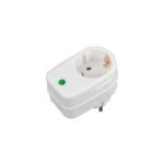 Redpoint ADAPTOR ΑΣΦΑΛΕΙΑΣ R.D.P. ΑΠΟ ΣΟΥΚΟ ΣΕ ΣΟΥΚΟ + 2 USB ΛΕΥΚΟ (Κατασκευή Κίνα) - Image 2