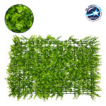 GloboStar® 78416 Artificial - Συνθετικό Τεχνητό Διακοσμητικό Πάνελ Φυλλωσιάς - Κάθετος Κήπος Καυκάσιο Πυξάρι Πράσινο Μ60 x Υ40 x Π4cm