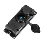 Redpoint 13165 ΠΟΛΥΠΡΙΖΟ ΣΤΕΓΑΝΟ ΧΩΡΙΣ ΚΑΛΩΔΙΟ 2 ΘΕΣΕΩΝ IP44 ΜΑΥΡΟ ORNO - Image 5