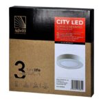 Redpoint 6074 CITY ΦΩΤΙΣΤΙΚΟ LED ΣΤΡΟΓΓΥΛΟ ΛΕΥΚΟ Φ247/35 24W 4000K ORNO - Image 2