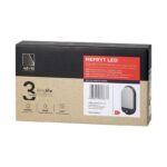 Redpoint 6147R NEFRYT ΦΩΤΙΣΤΙΚΟ LED ΕΞΩΤΕΡΙΚΟ ΟΒΑΛ+ΑΝΙΧΝ.ΚΙΝΗΣΗΣ&ΦΩΤΟΣ 119/212/44 ΓΚΡΙ 15W 4000K IP54 ORNO - Image 2