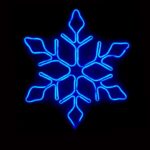 Redpoint ΝΕΟΝ ΧΙΟΝΟΝΙΦΑΔΑ ΜΕ 8 ΠΡΟΓΡΑΜΜΑΤΑ 220V 120L/M 55x45 IP44 ΜΠΛΕ - Image 2