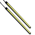 GloboStar® 81721 Σετ 2 Μπάρες Αλουμινίου DRL LED CREE COB 6W 600lm 120° DC 12V Αδιάβροχες IP65 Ψυχρό Λευκό 6000K - Image 2