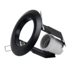 GLOBOSTAR® ACIDA 77845 Χωνευτή Βάση για Σποτ R63 με Ντουί E27 IP20 - Μαύρο Ματ - Μ11 x Π11 x Υ11cm / Q9cm - Image 2
