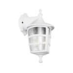 GLOBOSTAR® ZARDIN 203-0239 Vintage Φωτιστικό Τοίχου - Απλίκα με Ντουί 1 x E27 AC 220-240V IP44 - Λευκό - Μ17 x Π22 x Υ30cm - Image 2