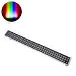 GLOBOSTAR® WASHERGAIA 90218 Μπάρα Φωτισμού Wall Washer LED 216W 18360lm 10° DC 24V Αδιάβροχο IP67 Πολύχρωμο RGBW Dimmable DMX512 - Bridgelux SMD Chip - Ασημί - Μ100 x Π10.2 x Υ9.5cm - 3 Χρόνια Εγγύηση - Image 2