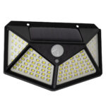 GLOBOSTAR® NOVAQ 71499 Προβολέας με Ανιχνευτή PIR / Αισθητήρα Κίνησης LED 10W 500lm 180° DC 5V με Φωτοβολταϊκό Panel 5V 0.3W & Επαναφορτιζόμενη Μπαταρία Li-ion 3.2V 1200mAh Αδιάβροχο IP65 Ψυχρό Λευκό 6000K - Sanan SMD Chip - Μαύρο - Μ13.6 x Π5.2 x Υ9.9cm - 2 Χρόνια Εγγύηση - Image 2