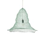 GLOBOSTAR® KENTUCKY 01894 Vintage Κρεμαστό Φωτιστικό Οροφής με Ντουί 1 x E27 AC 220-240V IP20 - Τιρκουάζ - Μ60 x Π60 x Υ52cm - Image 2