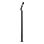 GLOBOSTAR® ZAPOPAN 90838 Φωτιστικό Urban Πλατείας/Πάρκου LED 30W 4080lm 120° AC 220-240V Αδιάβροχο IP65 Φυσικό Λευκό 5000K - Lumileds SMD Chip & Mean Well TÜV Driver - Γκρι Ανθρακί Ματ - Μ75 x Π14 x Υ360cm - 5 Χρόνια Εγγύηση - Image 4