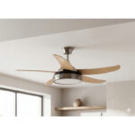 Redpoint ΑΝΕΜΙΣΤΗΡΑΣ ΟΡΟΦΗΣ "NICKY" ΝΙΚΕΛ 52" 35W DC REMOTE + 35W LED LIGHT 3 CCT