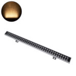 GLOBOSTAR® WASHERGAIA 90215 Μπάρα Φωτισμού Wall Washer LED 144W 15120lm 10° DC 24V Αδιάβροχο IP67 Θερμό Λευκό 2700K Dimmable - Bridgelux SMD Chip - Ασημί - Μ100 x Π7.3 x Υ4.3cm - 3 Χρόνια Εγγύηση - Image 2