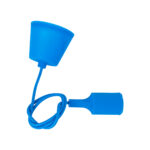 GLOBOSTAR® CABLITO 61558 Μοντέρνο Κρεμαστό Φωτιστικό Οροφής με Ντουί 1 x E27 AC 220-240V IP20 - Μπλε - Μ4 x Π4 x Υ110cm - Image 5
