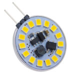 GLOBOSTAR® G4SIDE 76105 Λάμπα G4 LED 3W 330lm 120° DC 12-24V IP20 Φυσικό Λευκό 4500K Dimmable - Sanan SMD Chip - Side Pin - Μ2.9 x Π2.9 x Υ0.8cm - 2 Χρόνια Εγγύηση - Image 2