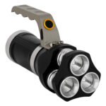GLOBOSTAR® HANDLAMP 79025 Φακός Χειρός LED 30W 3000lm 45° DC 5V με Επαναφορτιζόμενη Μπαταρία Li-ion 3.7V 3x18650 15000mAh IP20 Ψυχρό Λευκό 6000K - CREE XHP50 Chip - Μ16.3 x Π6.4 x Υ8.5cm - 1 Χρόνο Εγγύηση - Image 2