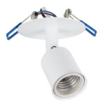 GLOBOSTAR® SARA 00848 Χωνευτό Φωτιστικό Οροφής με Ντουί 1 x E27 AC 220-240V IP20 - Λευκό - Μ8 x Π8 x Υ11cm / Q5.5cm - Image 2
