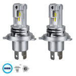GLOBOSTAR® LEDKITM4 81665 Λάμπα H4 CANbus LED 20W/40W 3200lm/6400lm 360° DC 12-24V Αδιάβροχο IP65 Ψυχρό Λευκό 6000K - CREE COB Chip - Μ4.7 x Π4.7 x Υ8.2cm - Πακέτο 2 Τεμαχίων - 2 Χρόνια Εγγύηση - Image 2