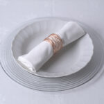 GloboStar® GOURMET 35002 Δαχτυλίδι Πετσέτας Μεταλλικό Χάλκινο Φ5 x Υ3.5cm - Image 2