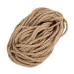 GloboStar® DECOR-ROPE 35051 Εύκαμπτο Διακοσμητικό Σχοινί Τριχιά Πλεκτό 50 Μέτρα Διαμέτρου 14mm Μπεζ D14mm x L50m - Image 3