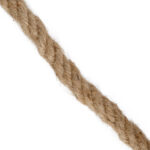 GloboStar® DECOR-ROPE 35052 Εύκαμπτο Διακοσμητικό Σχοινί Τριχιά Πλεκτό 50 Μέτρα Διαμέτρου 20mm Μπεζ D20mm x L50m - Image 2