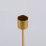 GloboStar® EVELYN 35106 Κηροπήγιο Μεταλλικό Χρυσό Φ9.5 x Υ15cm - Image 2