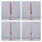 GloboStar® SUMMER-SIESTA 35212 ΣΕΤ 4 Αρωματικά Κεριά Κηροπηγίου Παραφίνης με Άρωμα Λουλούδια του Καλοκαιριού Πολύχρωμα Μ2 x Π2 x Υ25cm - Image 3