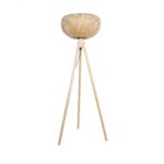 GLOBOSTAR® POPPY 01983 Boho Επιδαπέδιο Φωτιστικό με Ντουί 1 x E27 AC 220-240V IP20 - Μπεζ - Μ58 x Π58 x Υ143cm - Image 2