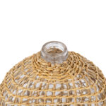 GloboStar® MANDY 35624 Διακοσμητικό Βάζο Γυάλινο Διάφανο με Μπαμπού Μ10.5 x Π4 x Υ11cm - Image 5