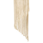 GloboStar® 36203 TUNISIA Boho Καπέλο Φωτιστικού- Μακραμέ Πλεκτό Χειροποίητο Μπεζ Βαμβακερό Νήμα - Μ30 x Π30  x Υ120cm - Image 5