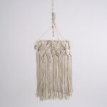 GLOBOSTAR® CONGO 36206 Boho Κρεμαστό Φωτιστικό Οροφής με Ντουί 1 x E27 AC 220-240V IP20 - Μπεζ - Μ30 x Π30 x Υ50cm - Image 5