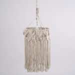 GLOBOSTAR® CONGO 36206 Boho Κρεμαστό Φωτιστικό Οροφής με Ντουί 1 x E27 AC 220-240V IP20 - Μπεζ - Μ30 x Π30 x Υ50cm - Image 6