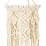 GLOBOSTAR® BAHRI 36211 Boho Κρεμαστό Φωτιστικό Οροφής με Ντουί 1 x E27 AC 220-240V IP20 - Μπεζ - Μ20 x Π20 x Υ65cm - Image 6